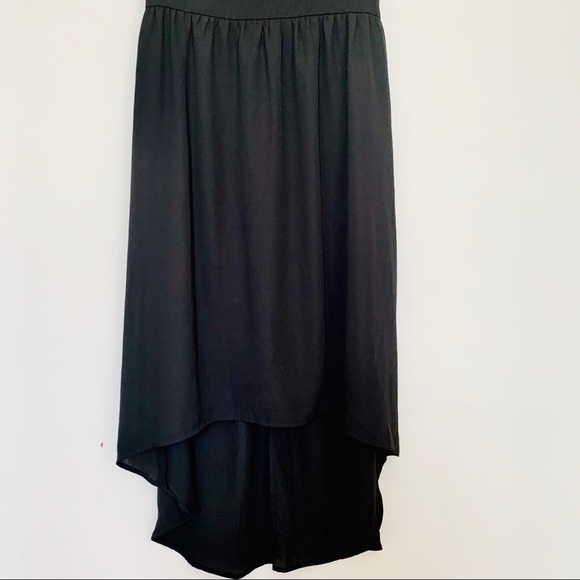 🆕 NWOT Black High/Lo Caged Back Dress - Picture 5 of 5